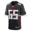 NFL02cdf5G01-7f4992 Mens Nike Matthew Bergeron Black Atlanta Falcons Team Game Jersey