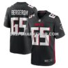 NFL02cdf5M01-4751c2 Mens Nike Matthew Bergeron Black Atlanta Falcons Team Game Jersey