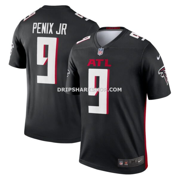 Mens Nike Michael Penix Jr Black Atlanta Falcons Legend Player Performance Top