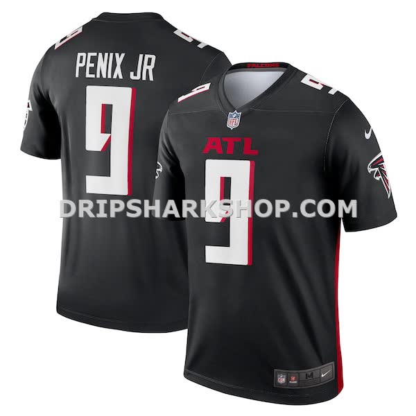 Mens Nike Michael Penix Jr Black Atlanta Falcons Legend Player Performance Top