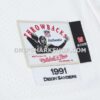 Mens Mitchell And Ness Deion Sanders White Atlanta Falcons 1991 Authentic Throwback Retired Player Jersey