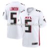 NFL02d9f7M01-f6755a Mens Nike Drake London White Atlanta Falcons Away Game Player Jersey Pi5172000