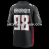 NFL02ddf5G02-52fed5 Mens Nike Ruke Orhorhoro Black Atlanta Falcons Team Game Jersey