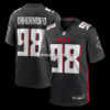 NFL02ddf5G06-ec5703 Mens Nike Ruke Orhorhoro Black Atlanta Falcons Team Game Jersey
