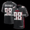 NFL02ddf5M01-6a2bcc Mens Nike Ruke Orhorhoro Black Atlanta Falcons Team Game Jersey