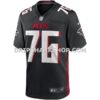 NFL02e4aeG01-83bc40 Mens Nike Kaleb Mcgary Black Atlanta Falcons Game Jersey Pi3898000