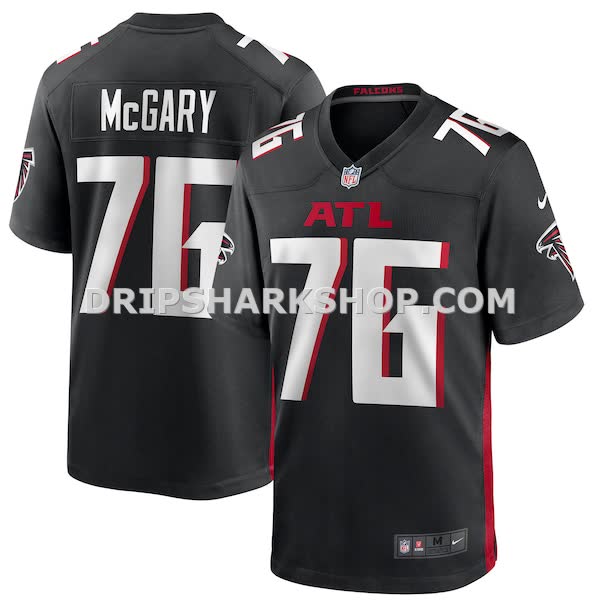 Mens Nike Kaleb Mcgary Black Atlanta Falcons Game Jersey Pi3898000