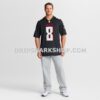 Mens Nike Kyle Pitts Sr Black Atlanta Falcons Team Game Jersey
