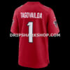 Mens Nike Tua Tagovailoa Red Atlanta Falcons Game Jersey