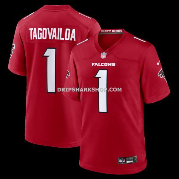 Mens Nike Tua Tagovailoa Red Atlanta Falcons Game Jersey
