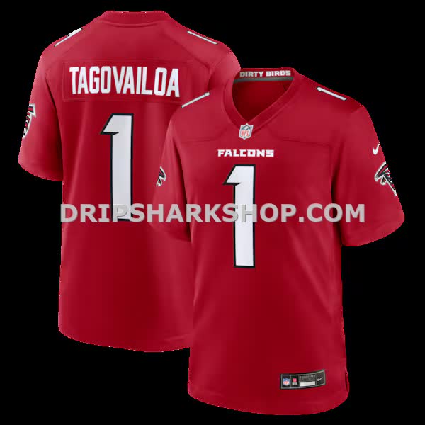 Mens Nike Tua Tagovailoa Red Atlanta Falcons Game Jersey