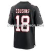 Mens Nike Kirk Cousins Black Atlanta Falcons Alternate Game Player Jersey