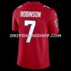 Mens Nike Bijan Robinson Red Atlanta Falcons Vapor Fuse Sewn Down Limited Jersey
