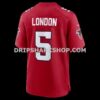 Mens Nike Drake London Red Atlanta Falcons Game Jersey