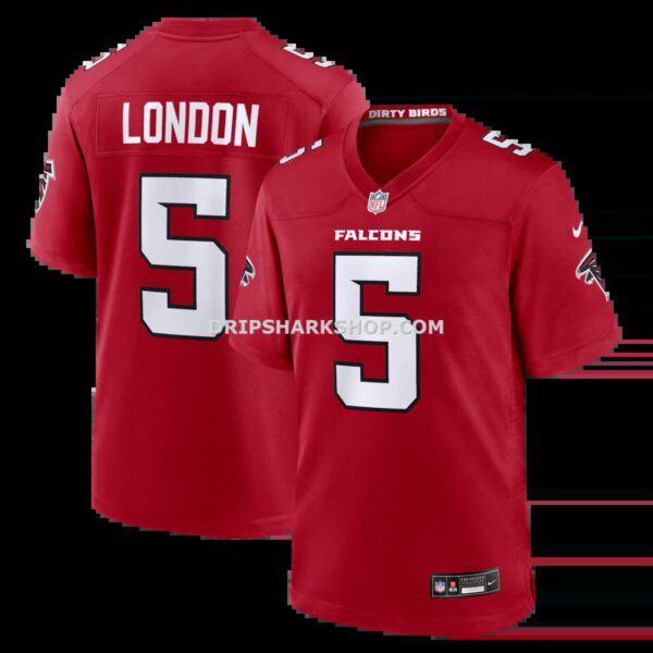 Mens Nike Drake London Red Atlanta Falcons Game Jersey