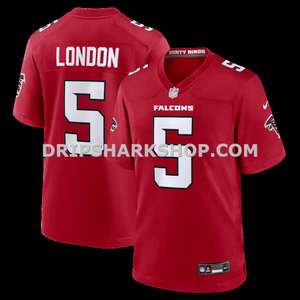 Mens Nike Drake London Red Atlanta Falcons Game Jersey
