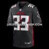 Mens Nike Michael Turner Black Atlanta Falcons Game Retired Player Jersey