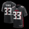 Mens Nike Michael Turner Black Atlanta Falcons Game Retired Player Jersey
