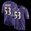 Mens Nike Kyle Van Noy Purple Baltimore Ravens Team Game Jersey