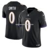 Mens Nike Roquan Smith Black Baltimore Ravens Alternate Vapor Fuse Limited Jersey
