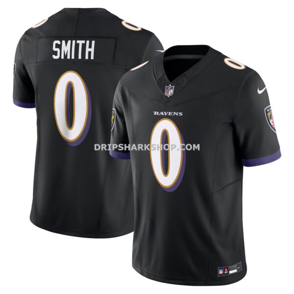 Mens Nike Roquan Smith Black Baltimore Ravens Alternate Vapor Fuse Limited Jersey