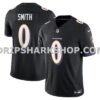 Mens Nike Roquan Smith Black Baltimore Ravens Alternate Vapor Fuse Limited Jersey