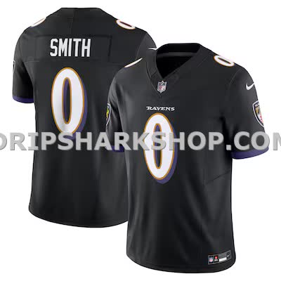 Mens Nike Roquan Smith Black Baltimore Ravens Alternate Vapor Fuse Limited Jersey