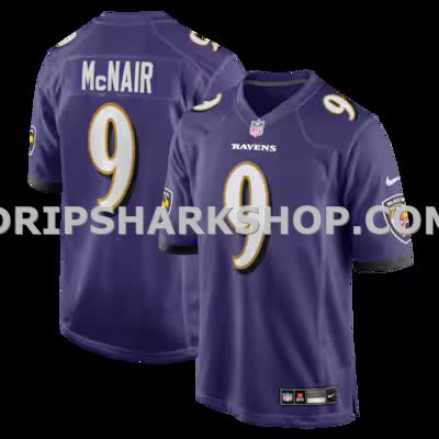 Mens Nike Steve Mcnair Purple Baltimore Ravens Game Retired Player Jersey