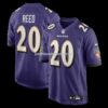 Mens Nike Ed Reed Purple Baltimore Ravens Game Retired Player Jersey