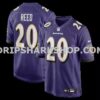 Mens Nike Ed Reed Purple Baltimore Ravens Game Retired Player Jersey