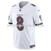 Mens Nike Lamar Jackson White Baltimore Ravens Vapor Fuse Limited Jersey