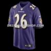 NFL03703aG05-ad2b4d Mens Nike Rasheen Ali Purple Baltimore Ravens Team Game Jersey