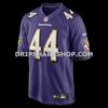 Mens Nike Marlon Humphrey Purple Baltimore Ravens Game Jersey