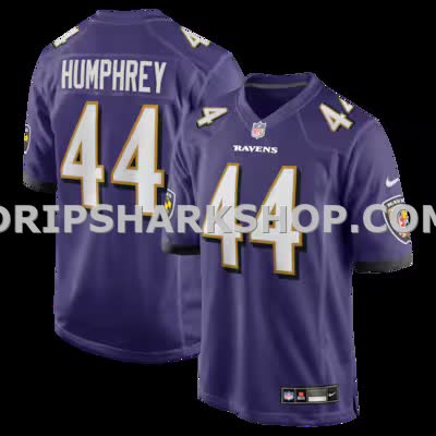Mens Nike Marlon Humphrey Purple Baltimore Ravens Game Jersey