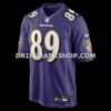 Mens Nike Mark Andrews Purple Baltimore Ravens Game Jersey