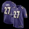 NFL037150G04-55e516 Mens Nike Tj Tampa Purple Baltimore Ravens Team Game Jersey