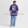 Mens Nike Tavius Robinson Purple Baltimore Ravens Team Game Jersey