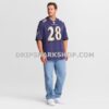Mens Nike Taven Bryan Purple Baltimore Ravens Team Game Jersey