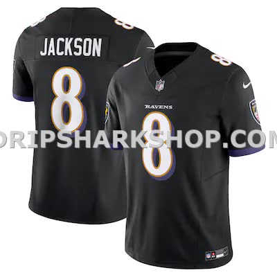 Mens Nike Lamar Jackson Black Baltimore Ravens Vapor Fuse Limited Jersey