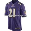 Mens Nike Mark Ingram Ii Purple Baltimore Ravens Team Game Jersey Pi3931000