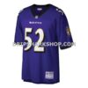 NFL038b32G01-e52741 Mens Mitchell And Ness Ray Lewis Purple Baltimore Ravens Big And Tall 2000 Retired Player Replica Jersey Pi3300000