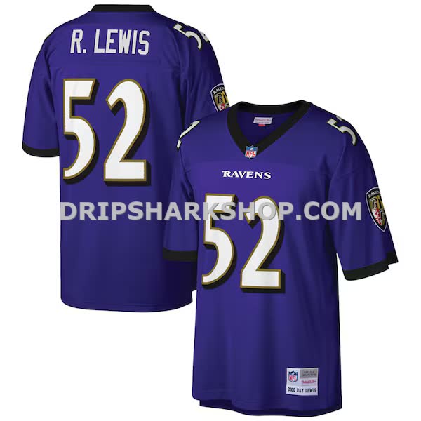 Mens Mitchell And Ness Ray Lewis Purple Baltimore Ravens Big And Tall 2000 Retired Player Replica Jersey Pi3300000