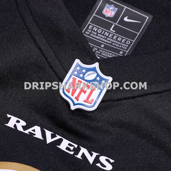 Mens Nike Jamal Lewis Black Baltimore Ravens Retired Player Alternate Game Jersey