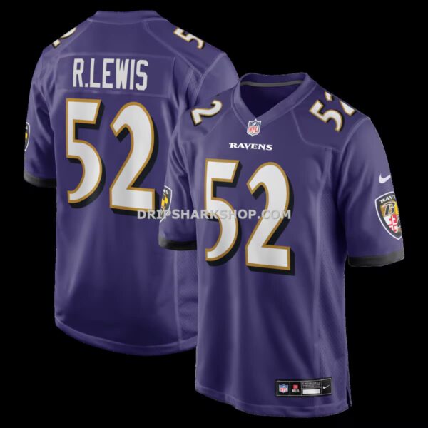Mens Nike Ray Lewis Purple Baltimore Ravens Retired Player Jersey