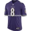 Mens Nike Lamar Jackson Purple Baltimore Ravens Speed Machine Limited Jersey Pi3161000