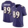 Mens Nike Mark Andrews Purple Baltimore Ravens Vapor Fuse Limited Jersey