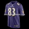 Mens Nike Lajohntay Wester Purple Baltimore Ravens Team Game Jersey