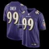 NFL03bbf9G04-5982c9 Mens Nike Odafe Oweh Purple Baltimore Ravens Game Jersey