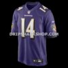 Mens Nike Kyle Hamilton Purple Baltimore Ravens Player Game Jersey