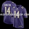 Mens Nike Kyle Hamilton Purple Baltimore Ravens Player Game Jersey